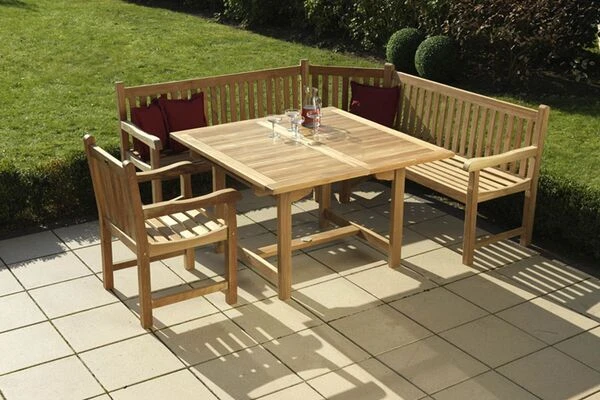 Eckbank Coventry Aus Teakholz Von Ploß, 200x200 Cm – Bild 10