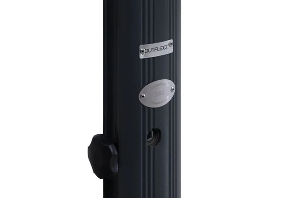 OUTFLEXX Ampelschirm, Anthrazit, Pulverbesch. Aluminium, 400x300cm, Inkl. PlattenstĂ€nder â Bild 10