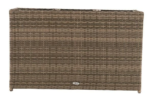 Ploß Rabida Pflanzgefäß, Champagner-meliert, Polyrattan, 113x40x70 Cm, Mit 3 Kunststoffeinsätzen – Bild 10