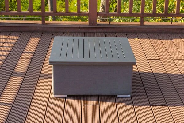 OUTFLEXX Loungetisch, Flanelle, Alu/Sunbrella, 78/157 X 78 X 37/64 Cm, Höhenverstellbar – Bild 10