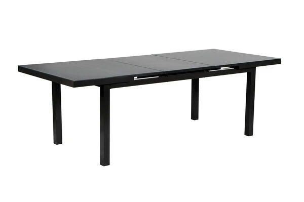 OUTFLEXX Premium Esstischgarnitur, Anthrazit/grau, Alu/Textilene, Ausziehtisch 180/240x100cm, 8 Multipositionssessel – Bild 10