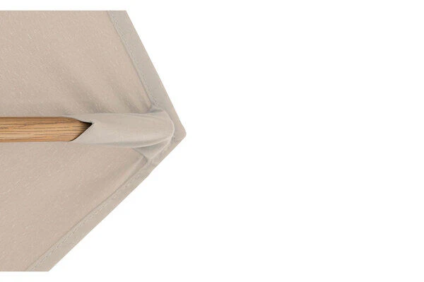 DOPPLER Alu Wood Pendelschirm, Natur, Alu/Polyester, 300x220 Cm, Mit Kurbel, Holzoptik â Bild 8