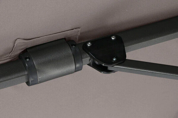 SIENA GARDEN Ampelschirm Sunset N+, Anthrazit / Taupe, Alu/Textil, Ca. 300x300 Cm – Bild 13