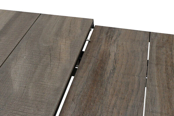 SIENA GARDEN Sincro Ausziehtisch, Anthrazit/natur-grau, Alu/Keramik, 205/265x103 Cm – Bild 16