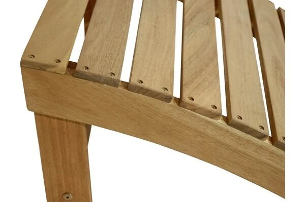 Ploß Adirondack Sessel, Teakoptik, FSC®-Akazienholz, 73x89x88 Cm, Mit Hocker 50x51x33,5 Cm – Bild 19