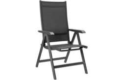 KETTLER BasicPlus Multipositionssessel, Anthrazit/anthrazit, Alu/Textilene, 0301201-7000