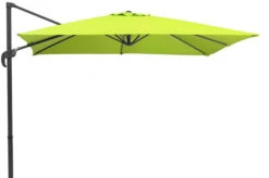 SchneiderÂź SCHNEIDER Rhodos Junior Ampelschirm, ApfelgrĂŒn, Quadratisch, 270 X 270 Cm