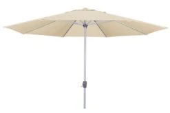 DOPPLER Active Mittelstockschirm, Natur, Aluminium/Textil, Ø 380 Cm, Mit Kurbel