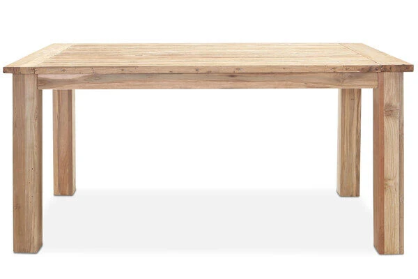 OUTFLEXX Esstisch, Natur, Recyceltes SLVK-Teakholz, Plattenstärke 30 Mm, 160 X 90 X 77 Cm – Bild 2