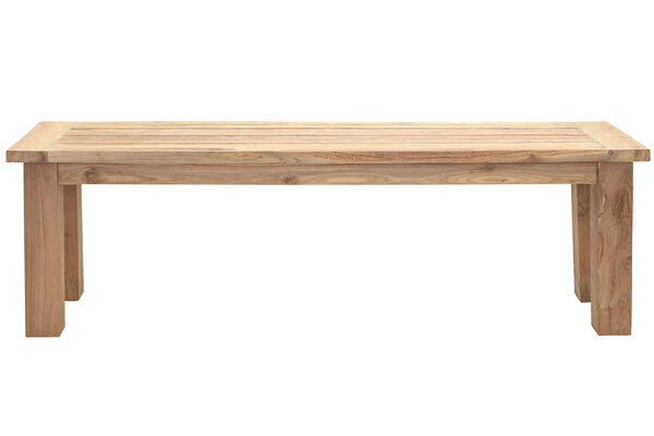 OUTFLEXX Sitzbank, Natur, Recyceltes SLVK-Teakholz, 150 X 40 X 45 Cm – Bild 4