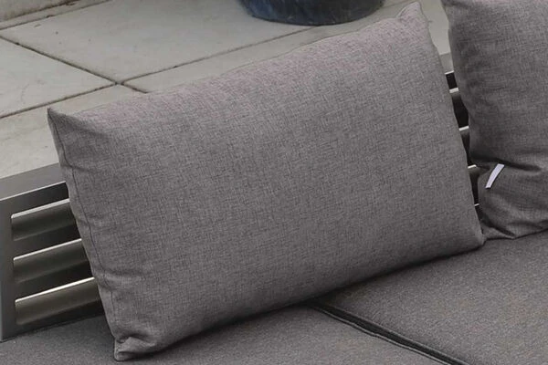 STERN Holly Rückenkissen Zu Bank/Liege, Dunkelgrau, Textil, 75x46x30 Cm