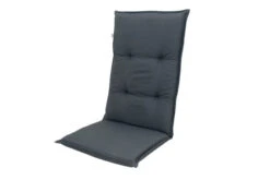 DOPPLER Comfort Stuhlauflage Hochlehner, Anthrazit, Polyester, 120 X 50 X 7 Cm