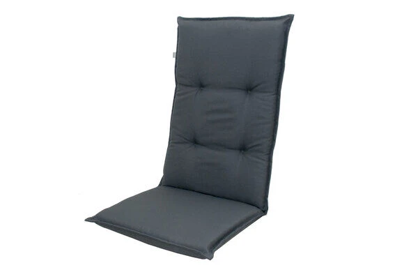 DOPPLER Comfort Stuhlauflage Hochlehner, Anthrazit, Polyester, 120 X 50 X 7 Cm