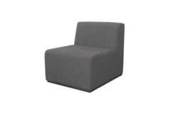 OUTFLEXX Bite Mittelelement, Sooty, Alu/Sunbrella, 70 X 90 X 75 Cm