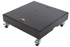 OUTFLEXX Schirmständer, Granit, 70x70x22cm, 150kg, Mit Lenkrollen Und Standfüßen