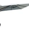 OUTFLEXX Ultimate XL Ampelschirm, Anthrazit/creme, Alu/Spuncrylic®, 450x450cm, Inkl. Befüllbarem Schirmständer