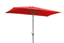 Schneider® SCHNEIDER Tunis Mittelstockschirm, Rot, Rechteckig, 270 X 150 Cm