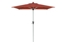 DOPPLER Active Auto Tilt Mittelstockschirm, Terracotta, Alu/Polyester, 210x140 Cm, Höhenverstellbar, Mit Kurbel