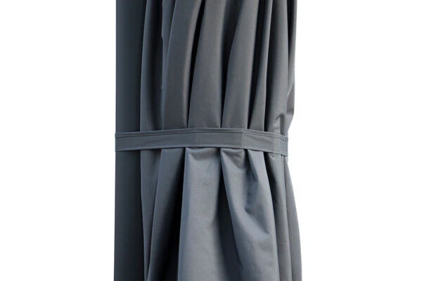 OUTFLEXX Ampelschirm, Anthrazit, Aluminium/Polyester, 300x300cm, Quadratisch – Bild 6