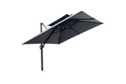 OUTFLEXX Ampelschirm, Anthrazit, Aluminium/Polyester, 300x400cm, Rechteckig