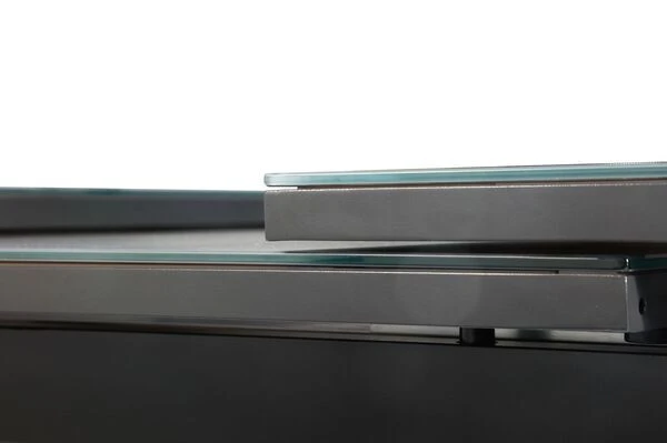 OUTFLEXX Premium Esstischgarnitur, OUTFLEXX® Anthrazit Matt, Alu / Glas / Teak, Tisch 180/240x100cm, 8 Multipositionssessel – Bild 13