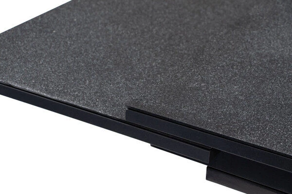 OUTFLEXX Esstischgarnitur, Anthrazit, Alu / Keramik / Textil, 180/280x100cm, 6 Multipositionssessel – Bild 10