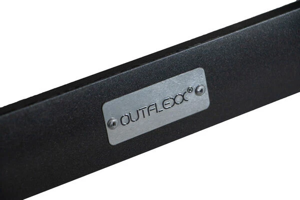 OUTFLEXX Esstischgarnitur, Anthrazit, Alu / Keramik / Textil, 180/280x100cm, 6 Multipositionssessel – Bild 15