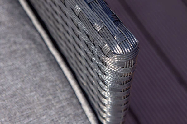 OUTFLEXX 2er Set Dining Sessel, Schwarz, Polyrattan, Je 55 X 65 X 112 Cm, Rücken Stufenlos Verstellbar – Bild 7