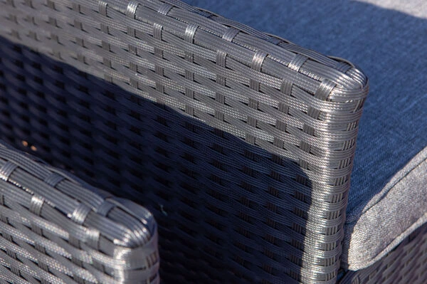 OUTFLEXX 2er Set Dining Sessel, Schwarz, Polyrattan, Je 55 X 65 X 112 Cm, Rücken Stufenlos Verstellbar – Bild 9