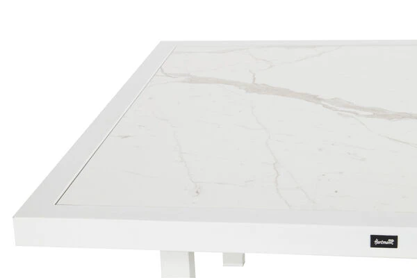 HARTMAN Dion Ecklounge, Grau/weiß, Sunbrella/Keramik, 5 Personen, Inklusive Beistelltisch – Bild 11