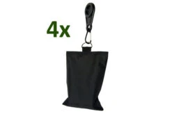 OUTTECH Schutzhüllen Zubehör, 4er Set Sandsäcke, Schwarz, Verhindert Bildung Von Wassersäcken, Befüllt