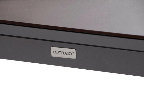 KETTLER BasicPlus Esstischgarnitur, Silber / Anthrazit, Alu / HPL / Textil, Tisch 180/280x100cm, 4 Stapelsessel, 2 Multipo – Bild 12