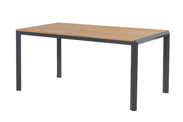 HARTMAN Aruba Sitzgruppe, Xerix/natur, Alu/Teak, 4 Multipo, 160x90cm, FSC-Teak Armlehnen – Bild 2