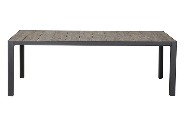 SIENA GARDEN Silva/Solea Dining Set, Anthrazit/blau/grau, Alu/Gardino®-Geflecht/Keramik, 220 X 100cm, Inkl. 4 Diningsessel, Stufenlos Verstellbar – Bild 12