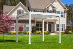 OUTFLEXX Pergola, Weiß Matt, Aluminium, 300x300x248 Cm