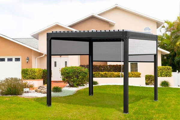 OUTFLEXX Pergola, Anthrazit Matt, Aluminium, 300x300x248 Cm â Bild 2