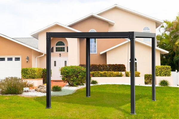 OUTFLEXX Pergola, Anthrazit Matt, Aluminium, 300x300x248 Cm