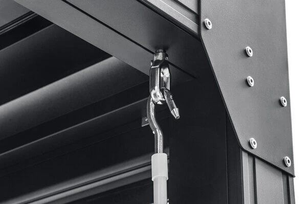 OUTFLEXX Pergola, Anthrazit Matt, Aluminium, 300x300x248 Cm â Bild 8