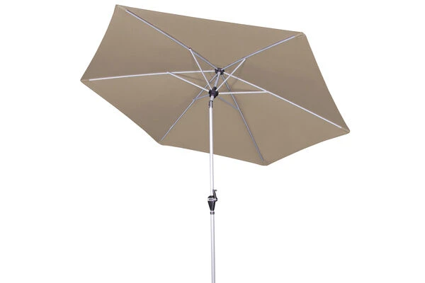 DOPPLER Active Auto Tilt Mittelstockschirm, Greige, Aluminium/Textil, Ă 280 Cm, Mit Kurbel â Bild 2