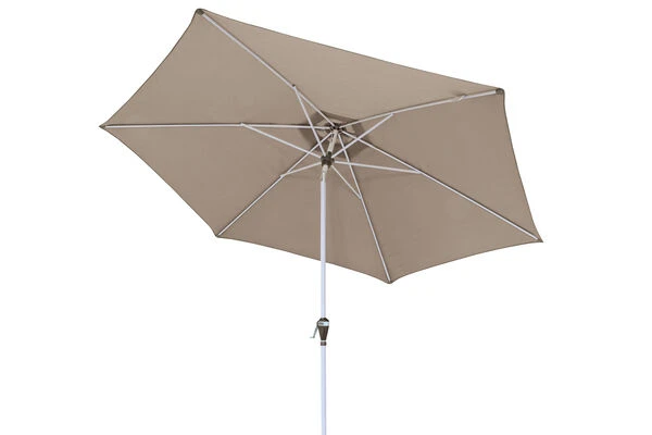 DOPPLER Active Auto Tilt Mittelstockschirm, Greige, Aluminium/Textil, Ø 320 Cm, Mit Kurbel – Bild 2