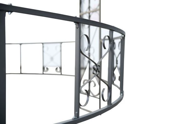 OUTFLEXX Pavillon, Anthrazit/creme, Stahl/Textil, 300 X 300 X 300 Cm – Bild 6