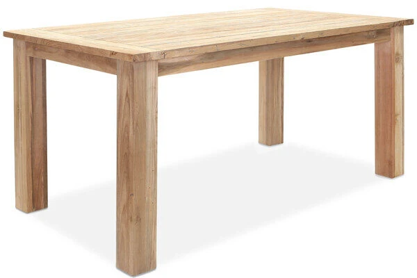 OUTFLEXX Esstisch, Natur, Recyceltes SLVK-Teakholz, Plattenstärke 30 Mm, 160 X 90 X 77 Cm – Bild 3
