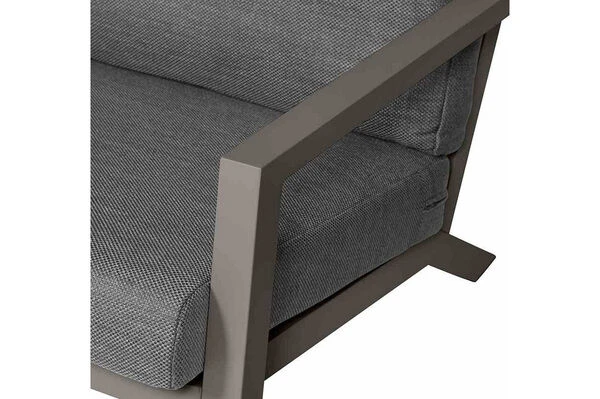 SIENA GARDEN Loungesofa Belia, Aluminium, Inkl. Polster, Ca. 210x81 Cm – Bild 2
