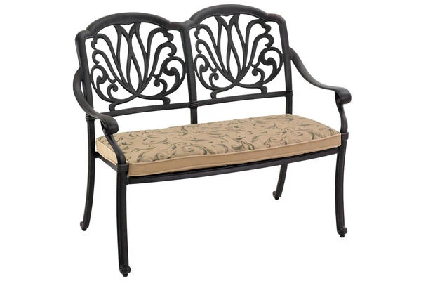 HARTMAN Amalfi 2-Sitzer Bank, Bronze, Alu-Guss, Inkl. Wendekissen – Bild 3