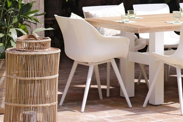 HARTMAN Sophie Studio Armlehnensessel, Royal White, Alu / Kunststoff, 59 X 62 X 84 Cm – Bild 2