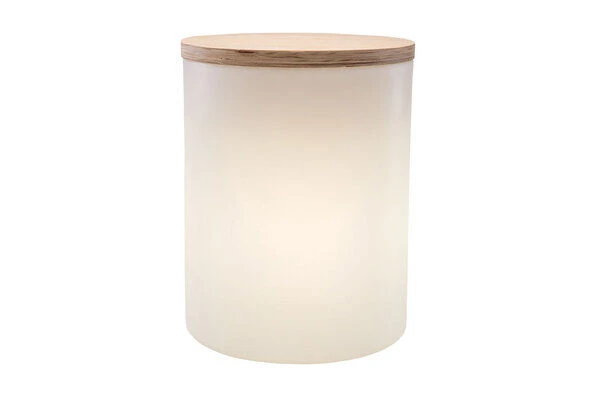 8-SEASONS Shining Drum Dekoleuchte, Weiß, Polyethylen, Outdoor – Bild 2