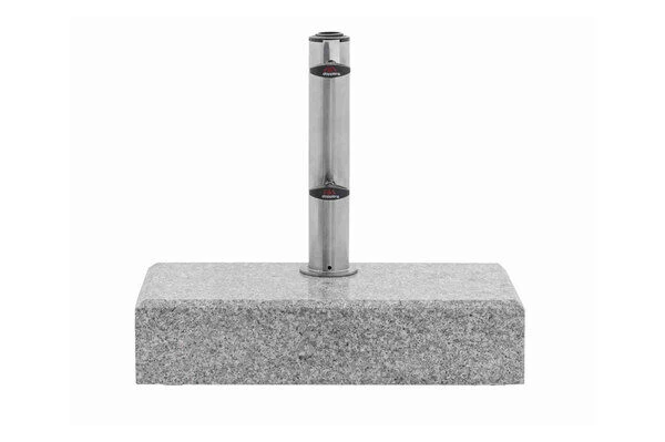 DOPPLER Granitsockel, Grau, Edelstahl/Granit, 25kg, Für Schirmstöcke Von 25-48 Mm – Bild 2
