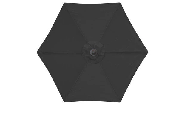 DOPPLER Basic Lift Neo Mittelstockschirm, Anthrazit, Alu/Polyester, Ø180 Cm, Mit Kurbel, Höhenverstellbar – Bild 2