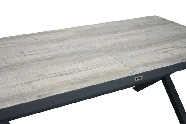 Ploß Esstisch Brisbane, Anthrazit/grau, Aluminium/Keramik, 200 X 95 Cm – Bild 9