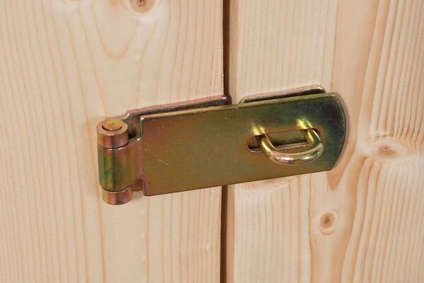 KARIBU Gartenhaus Kerko 6, Naturbelassen, Fichtenholz 19mm, 334 X 306 X 216 Cm, Flachdach, Anbau 2,8m – Bild 3